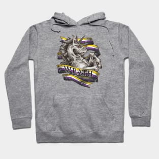 Wrath Unicorn – Nonbinary Pride Hoodie